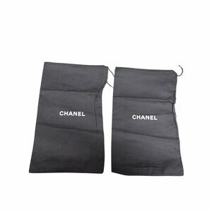 CHANEL Black Drawstring Dust Bag